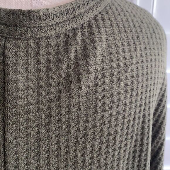 Iwollence hunter green button up thermal sz S - Picture 6 of 9